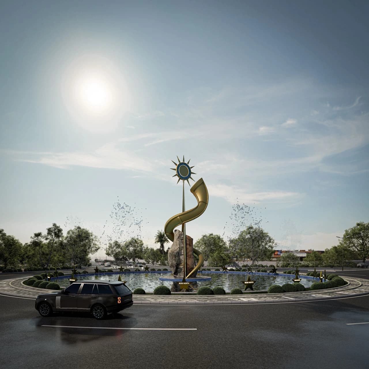Roundabout design view eight
